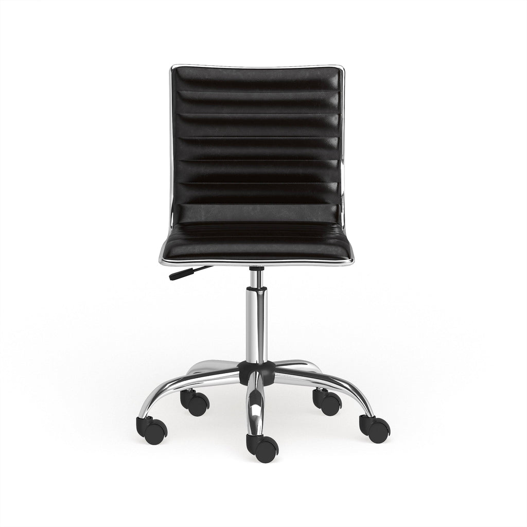 Grey Chrome Office Chair X25927