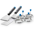 Breakfast Tool Set with 4 Egg Rings H69703