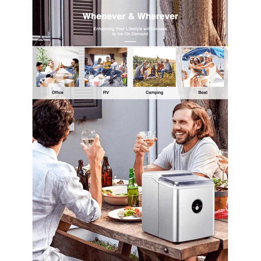 Countertop Ice Maker 28 lbs 2L with Scoop and Basket J83753
