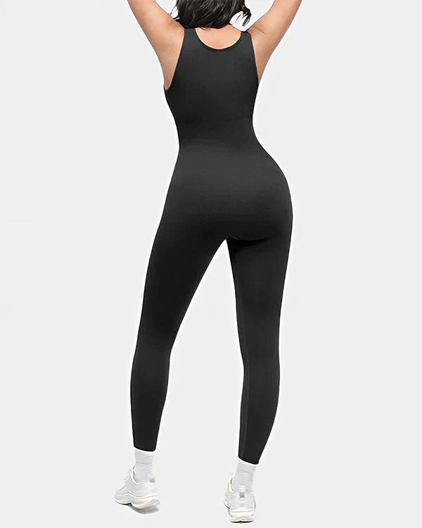 V Neck Sculpting Jumpsuit I755770