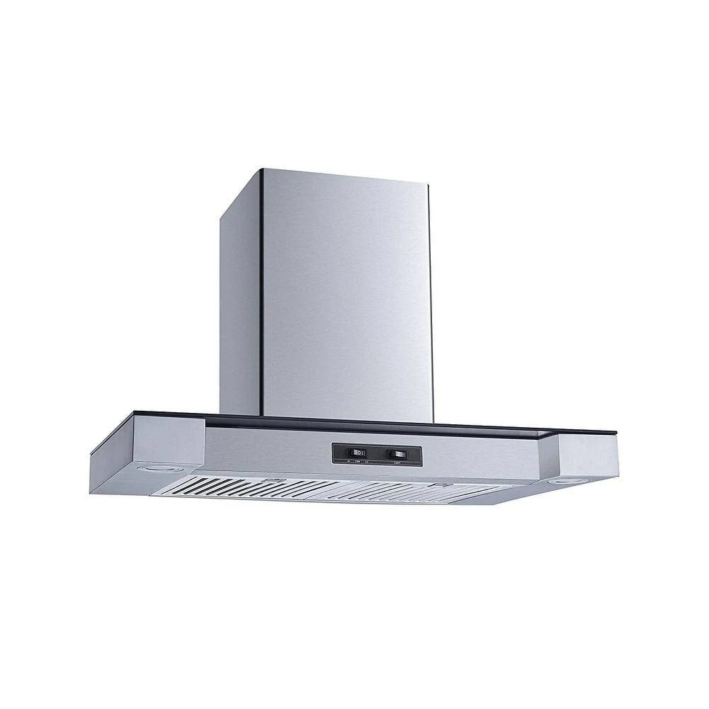 30x22 Stainless Steel Wall Mount Range Hood with Carbon Filters Y55993