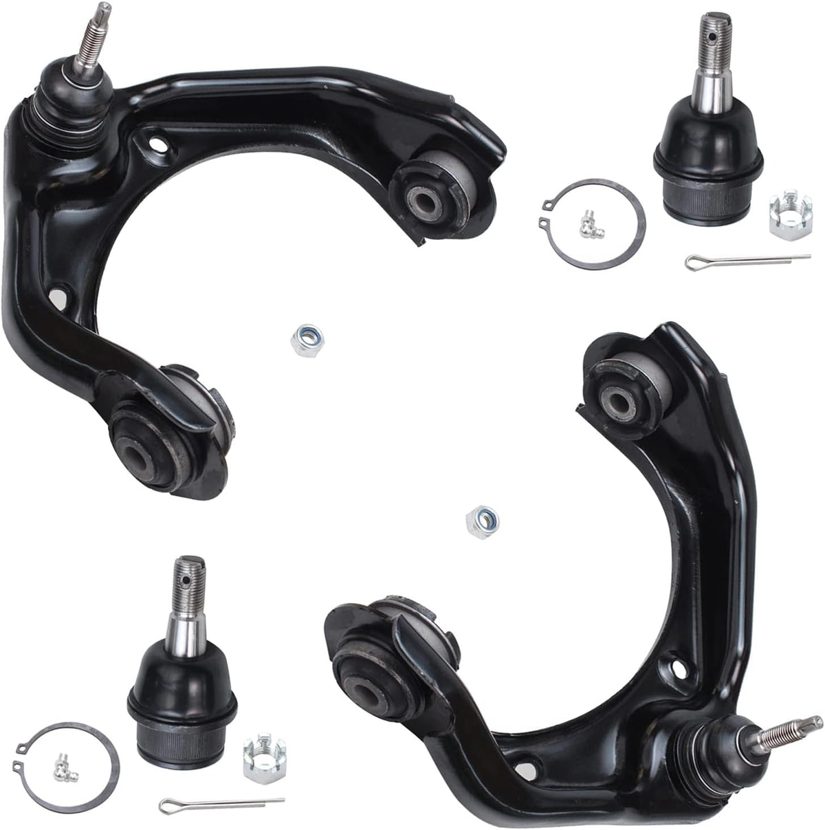 4pc Front Upper Control Arms & Ball Joints C585