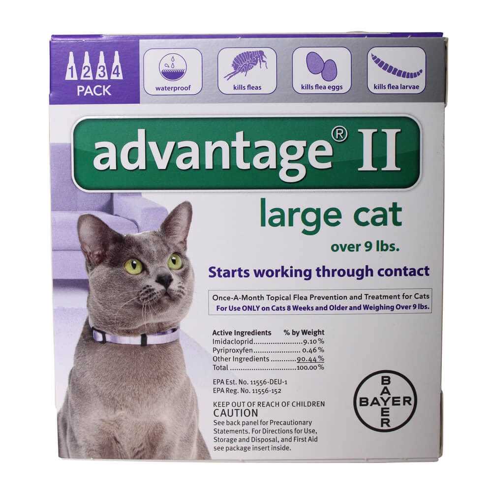 Advantage II Flea Treatment Cats B371938