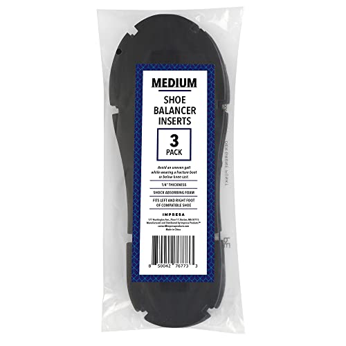 3 Pack 1/4" Thick Shoe Insert for Walking Boot L483322