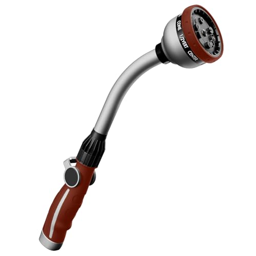 Heavy Duty Metal Garden Hose Wand with 10 Spray Patterns K3062