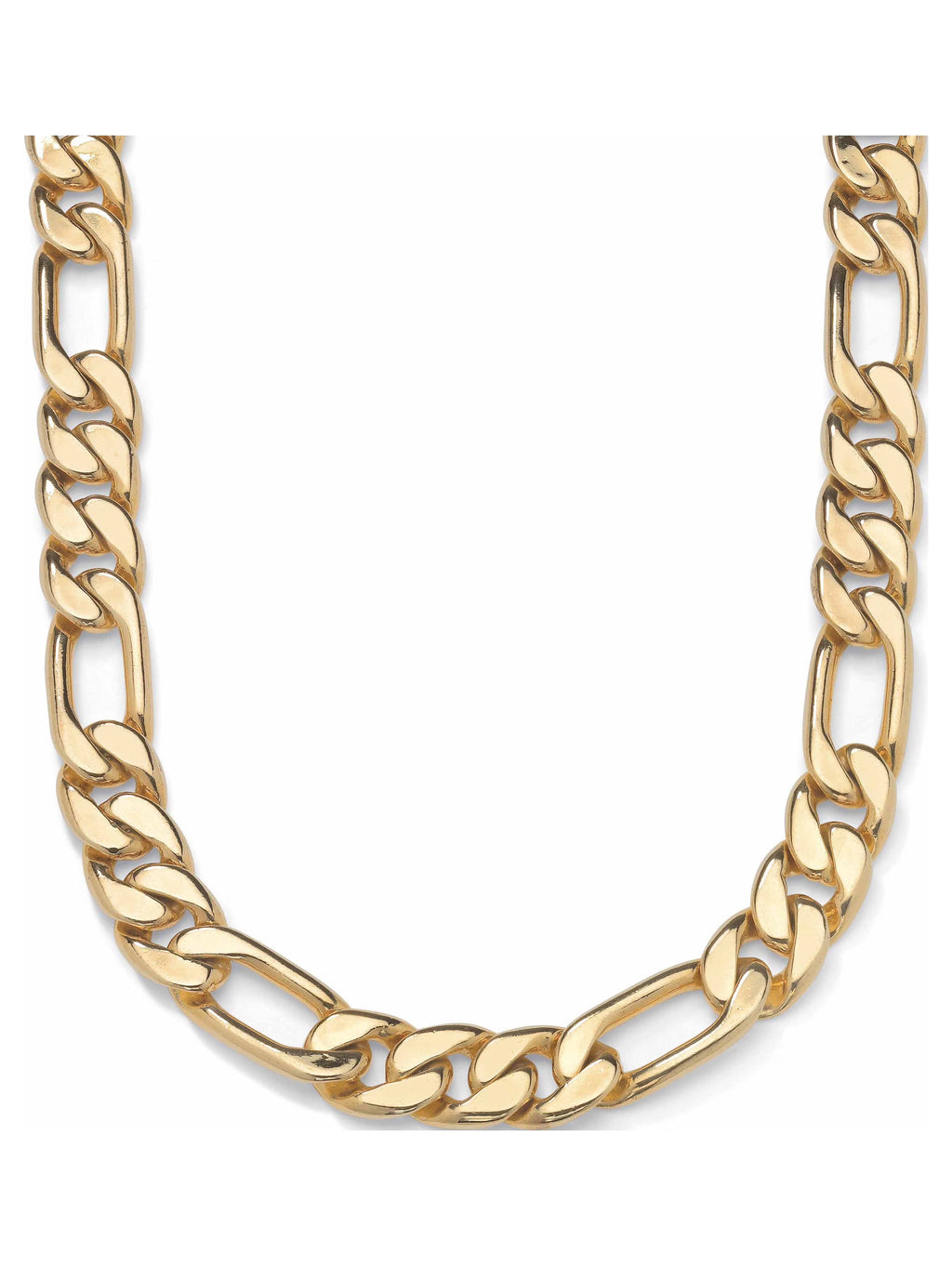 Figaro-Link Necklace in Yellow Goldtone 24" or 30" (9mm) H577