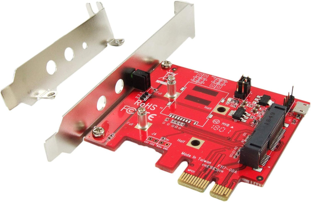 Mini PCI-E to PCI-E Adapter Card Pack of 2 K38504