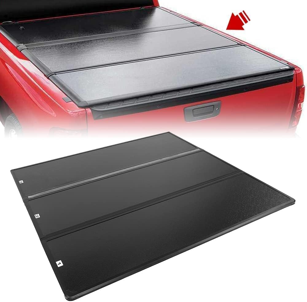 5.5ft Hard Tri-Fold Truck Bed Tonneau Cover L5162