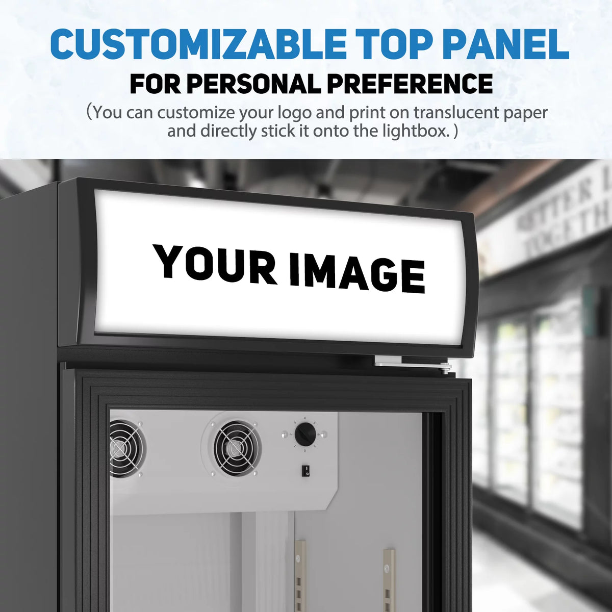 24'' Double Glass Door Merchandiser Refrigerator U56037