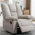 Oversized Dark Grey Manual Recliner Chair F6996
