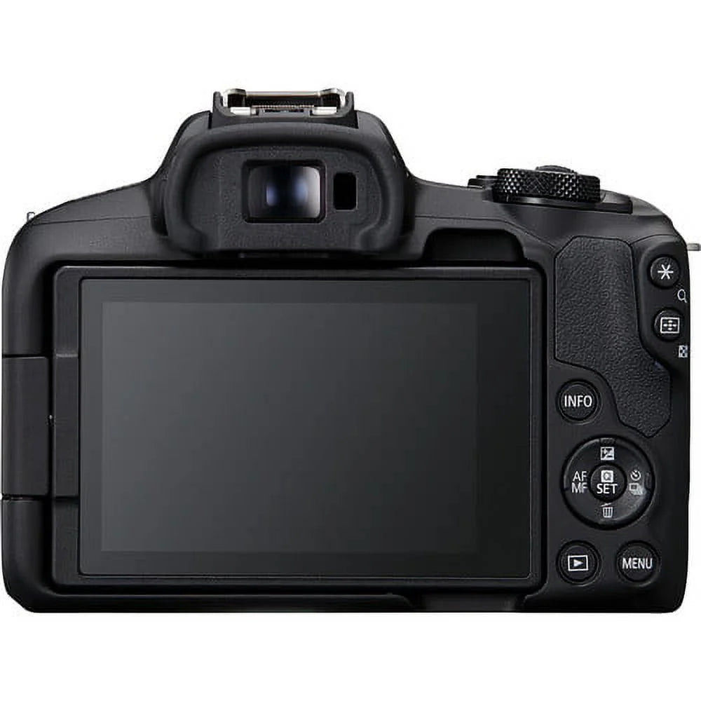 Mirrorless Camera with 18-45mm and 55-210mm Lens Bundle including 128GB Memory, Backpack, Extra Battery, Filters, 5 in 2 Video/Photo Editing Package (40 Items) P79254