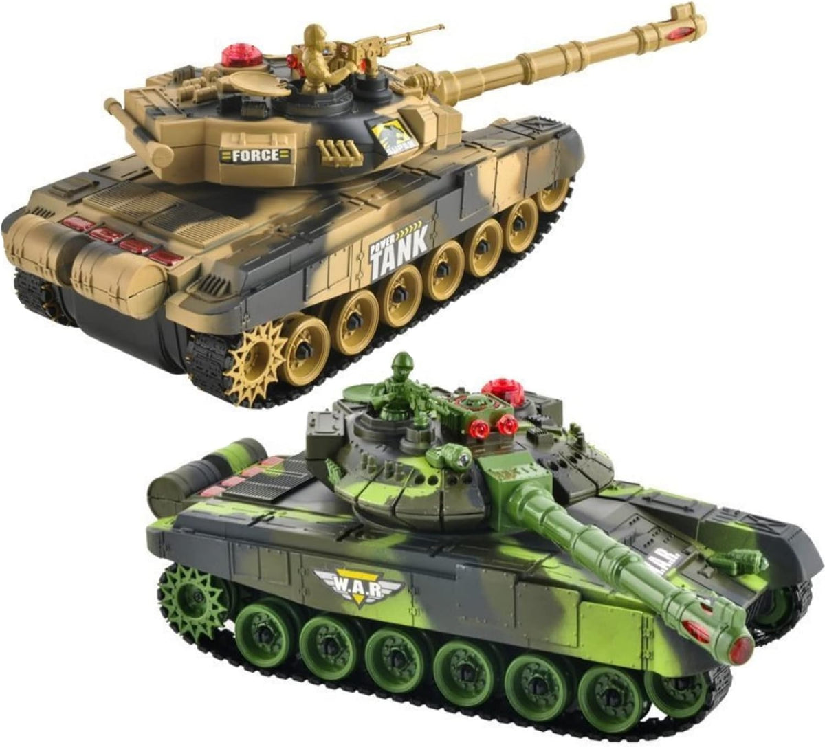 Remote Control Fighting Tanks Set, 1:14 Scale, Set of 2 J290500