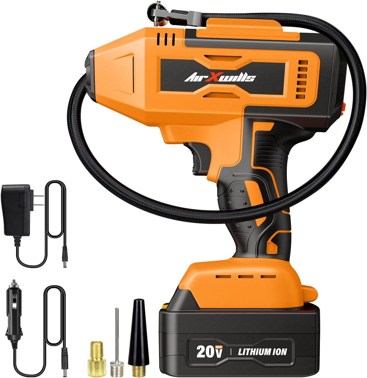 20V Cordless Tire Inflator Air Compressor J6225