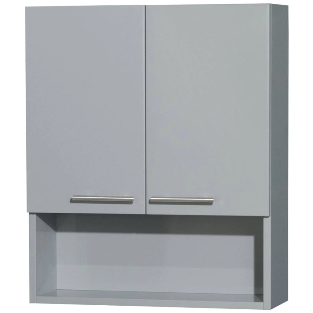 Dove Gray Wall-Mounted Storage Cabinet H654789