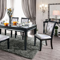 Wood and Mirror Extendable Dining Table E211