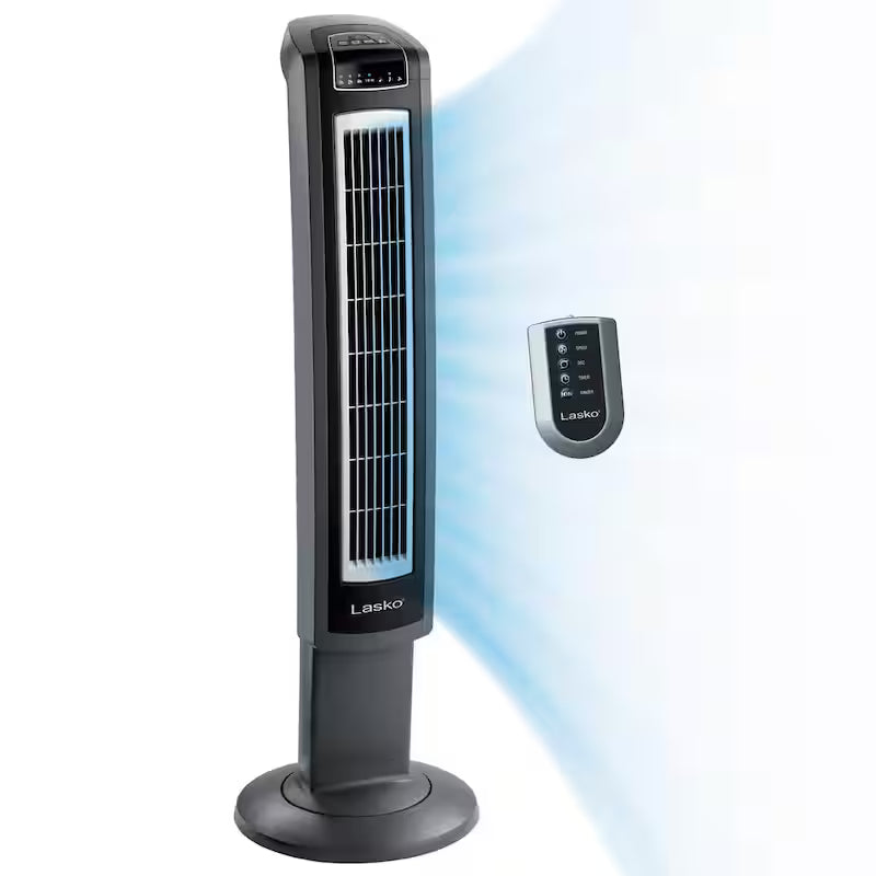 42 in. 3-Speed Oscillating Tower Fan with Remote Control S54724