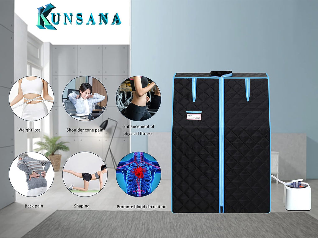 Steam Sauna Tent with 2L 1000 Watt Steam Generator Q78057