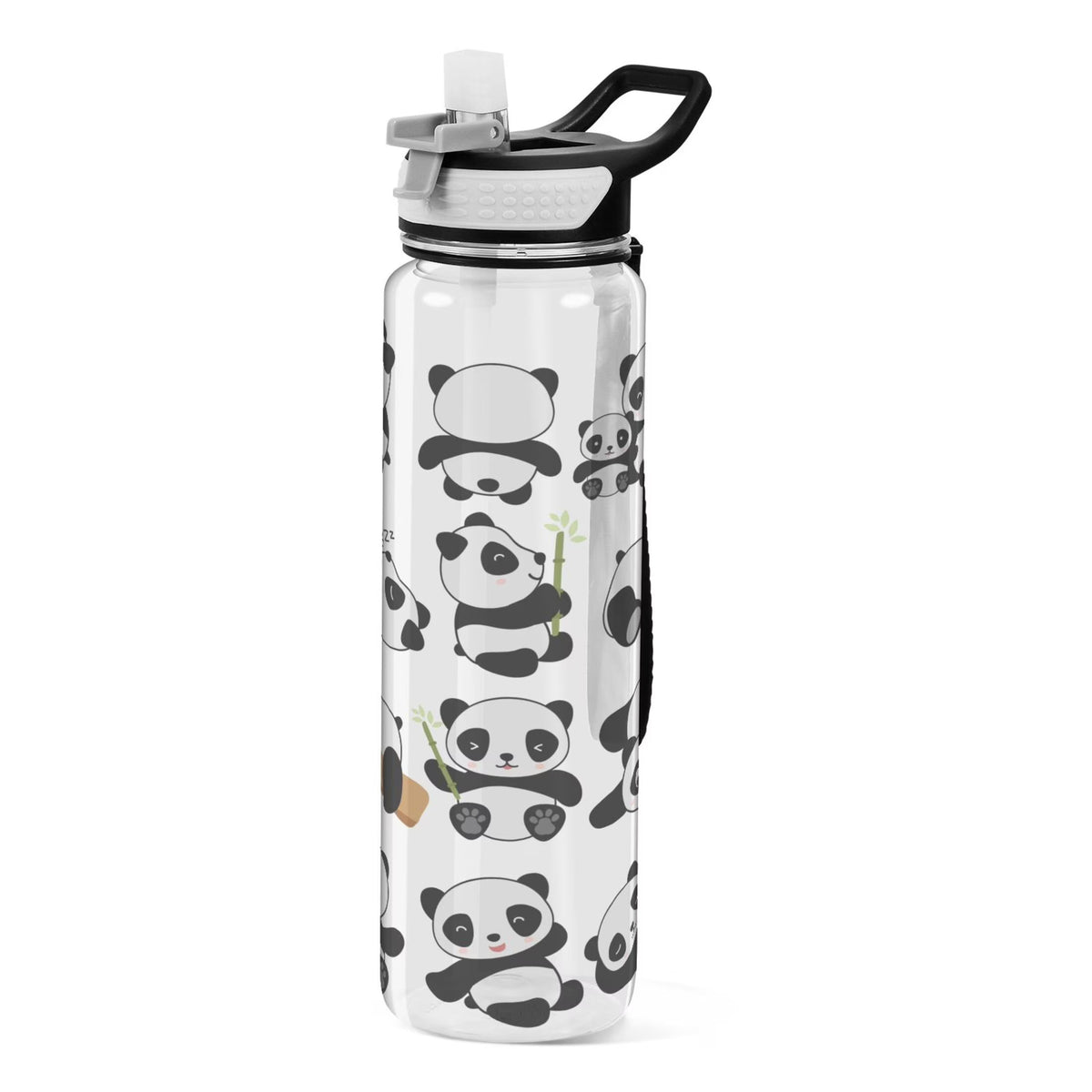 32oz Tritan Leakproof Clear Water Bottle with Straw H1511