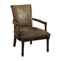 Tan Brown Fabric Accent Chair W311377