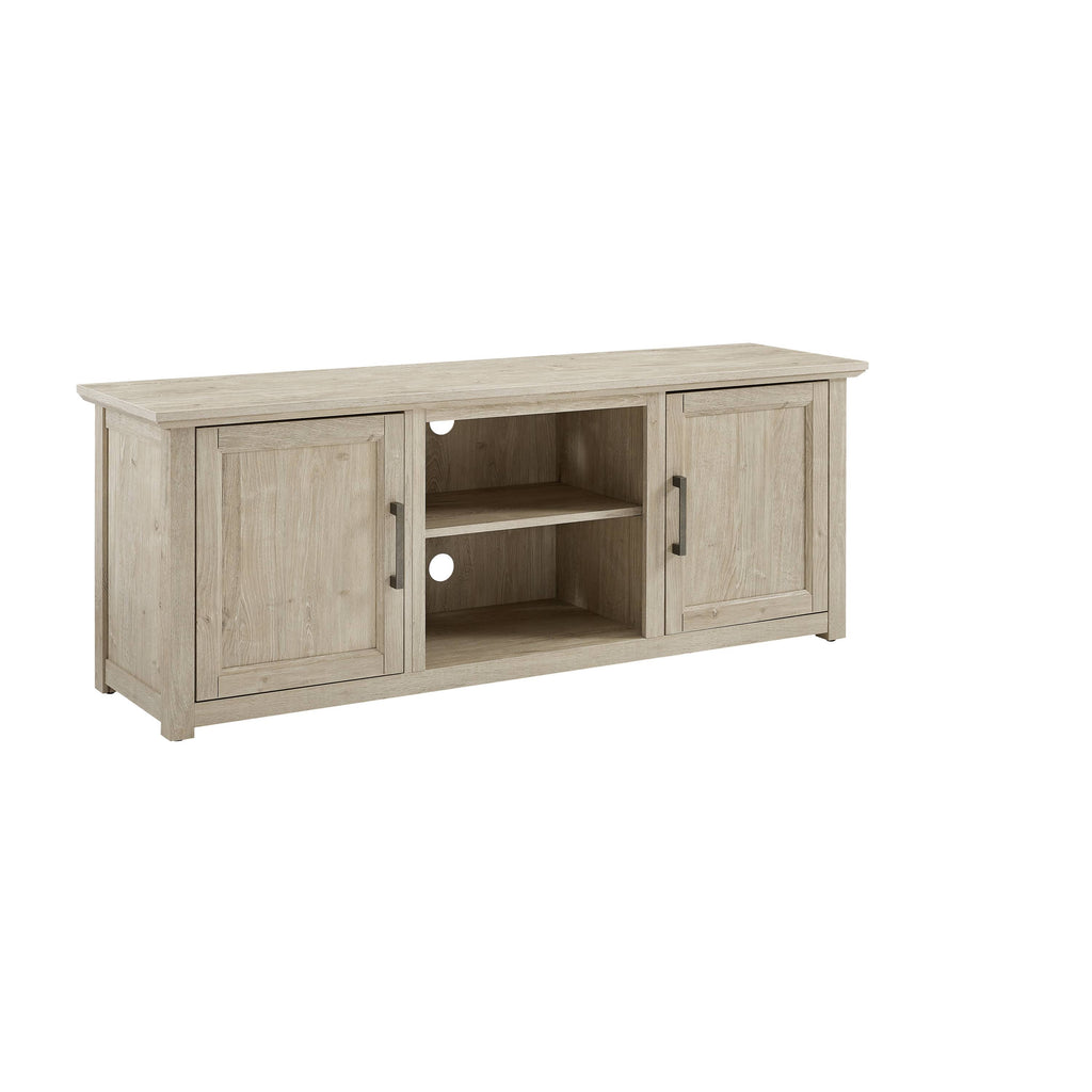 Frosted Oak Low Profile TV Stand L465
