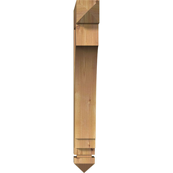 Imperial Arts & Crafts Smooth Bracket, Western Red Cedar O5432