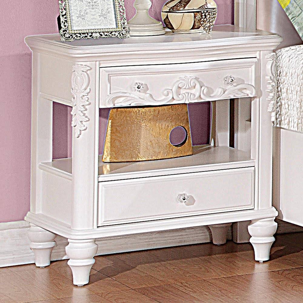 White Vanity Stool R85904