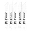 6 in. 18 TPI Bi-metal Reciprocating Saw Blades, 5 Pack D19614