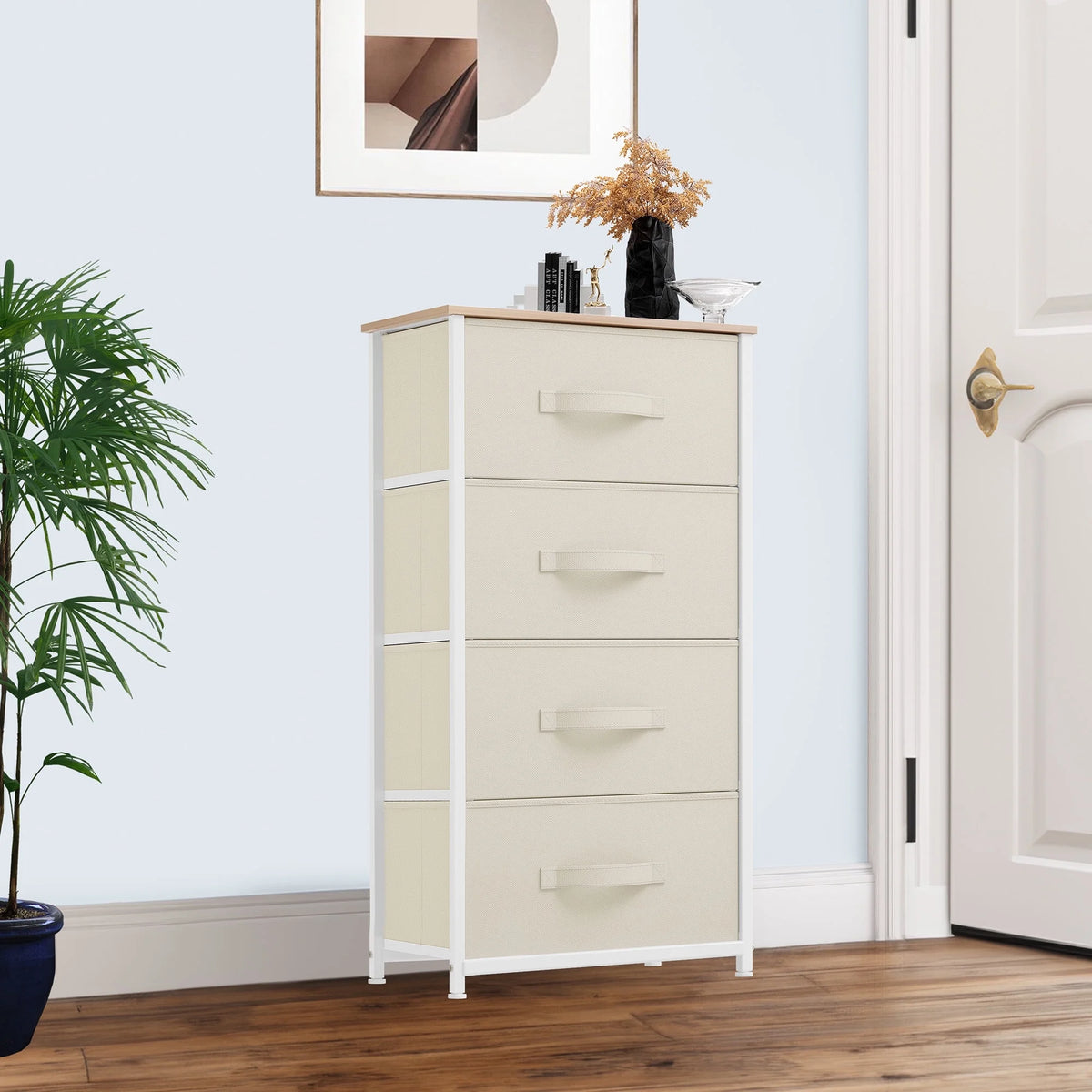 Fabric 4 Drawer Dresser Y353