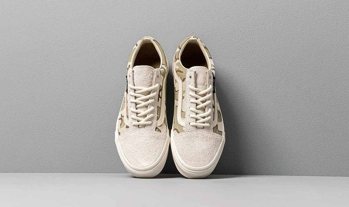 White Asparagus Camo Old Skool Shoes R483