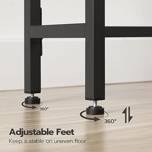 Greige and Black 2-Tier Over The Toilet Storage Shelf with Toilet Paper Holder and Hooks H431587