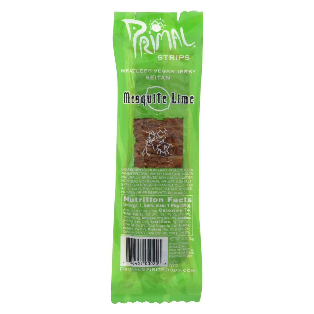 Vegan Seitan Jerky Mesquite Lime 1 oz Case of 24 J161154