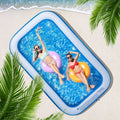 Inflatable Swimming Pool 120" X72" X20" Family Swim Center I772