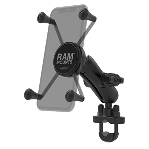 Medium Arm Phone Mount with Handlebar U-Bolt Base U4018