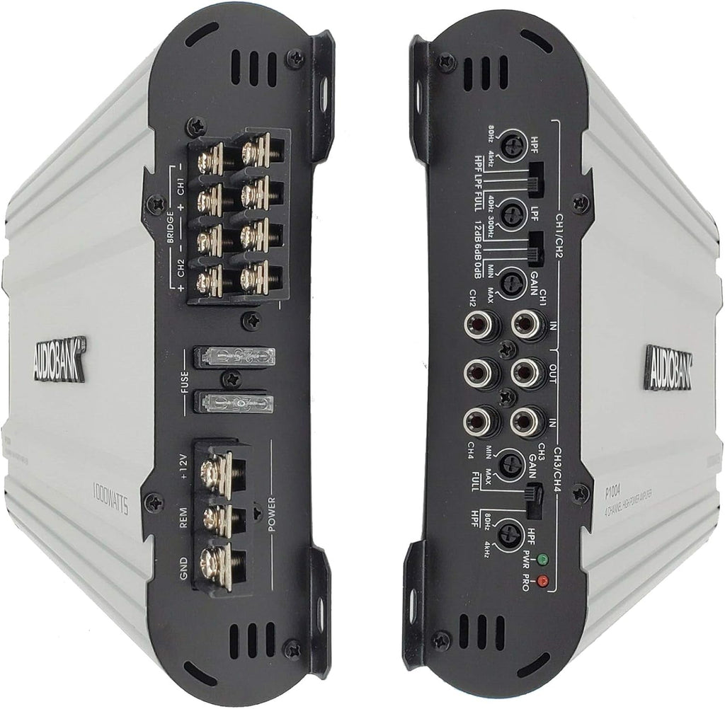 4 Channel 1000 Watts Bridgeable Car Audio Amplifier M6544