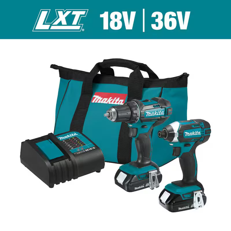 18V Lithium-Ion Cordless Compact 2-Piece Combo Kit A43192
