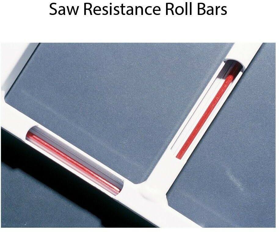 White Adjustable Width 8-Bar Window Guard N38757