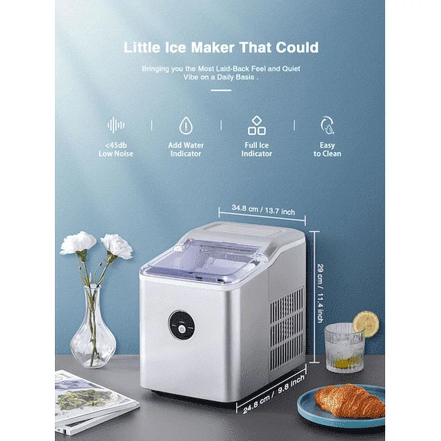 Countertop Ice Maker 28 lbs 2L with Scoop and Basket J83753
