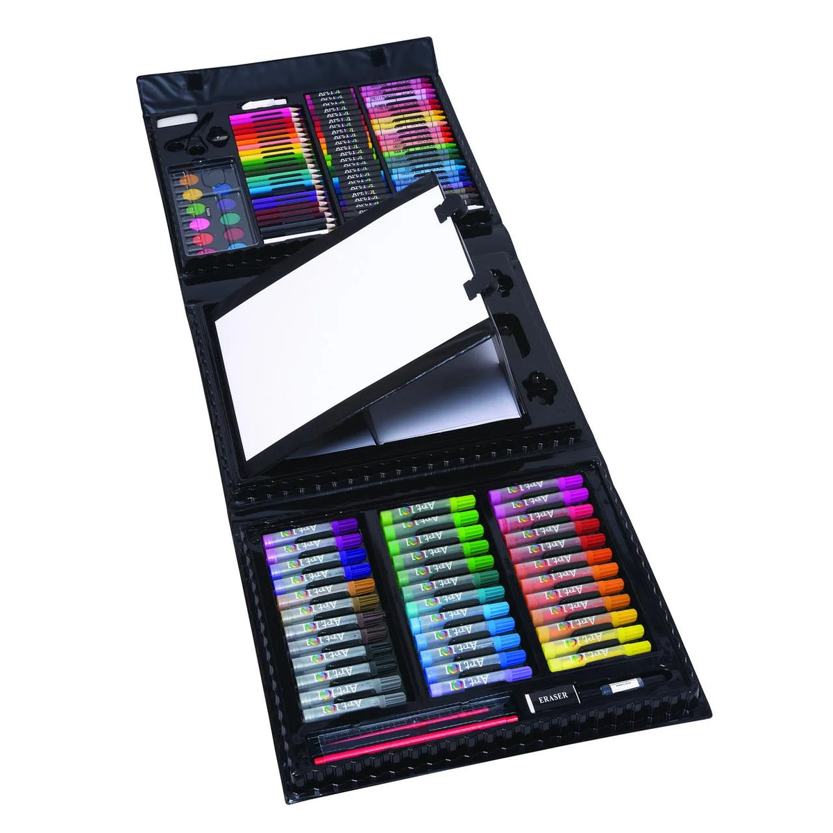 150 Pieces Multifunctional Art Set with Pop-up Easel G21580
