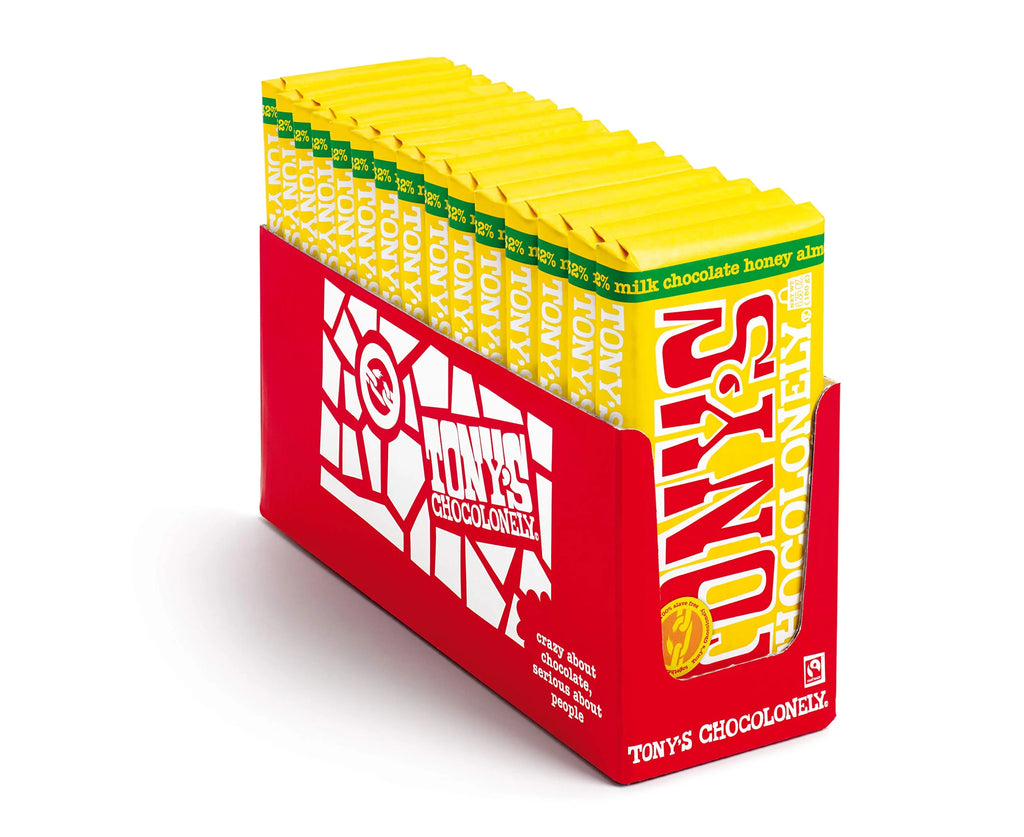 Milk Chocolate Bar with Honey Almond Nougat, 6.35 Ounce, 15 Pack I719
