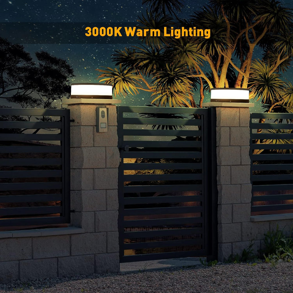 Outdoor Solar Post Cap Light N366