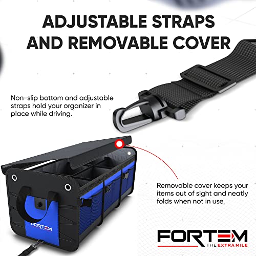 Black Collapsible SUV Trunk Organizer 50L M322