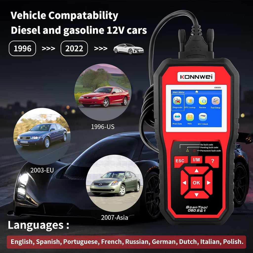 OBD II Scanner Diagnostic Scan Tool Pack of 2 V591129