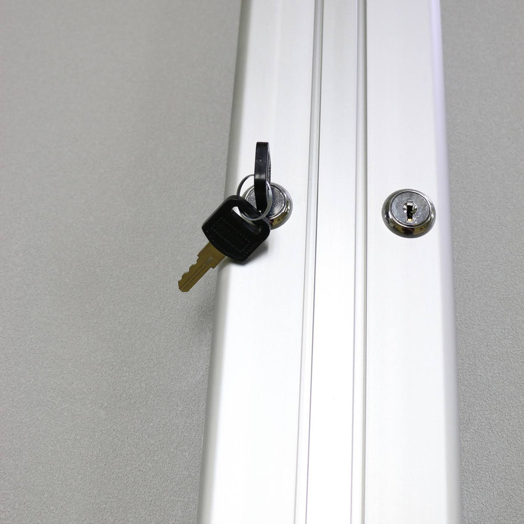 2 Door Enclosed Vinyl Bulletin Board F216