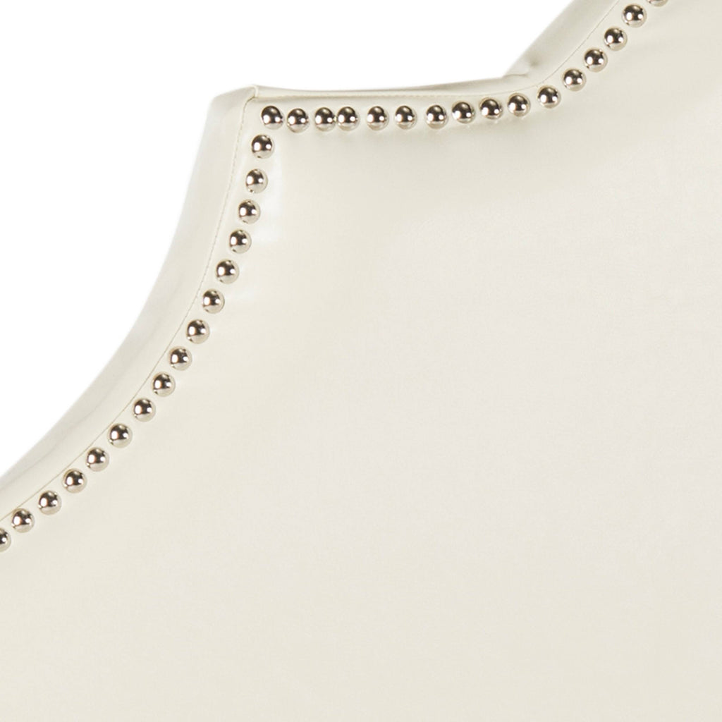 White Leather Full Headboard P264999