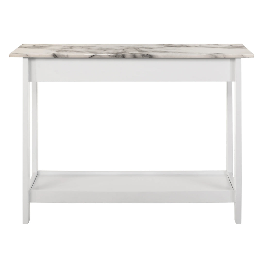 White Wood Sofa Table Z6748