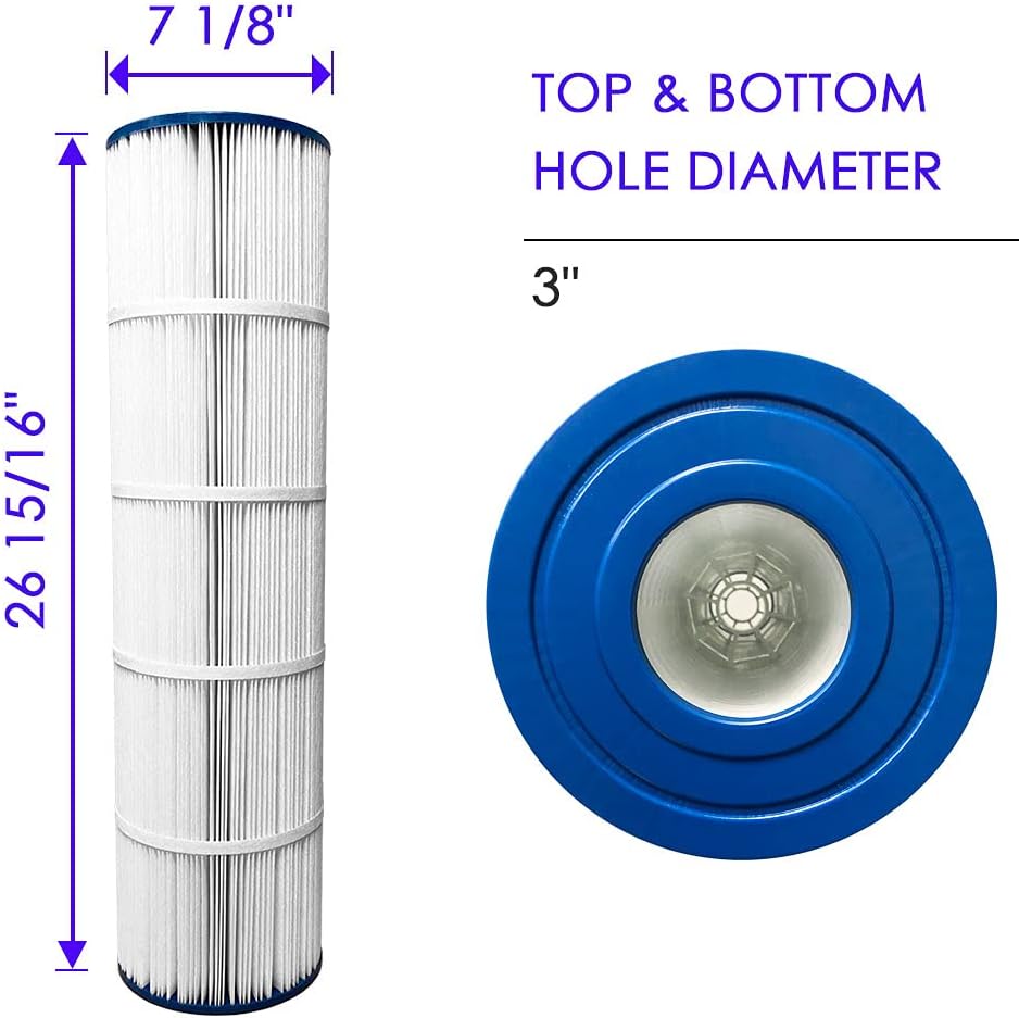4 Pack Replacement Pool Spa Filter Cartridge, White B2812