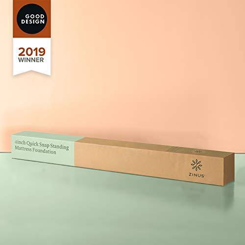 Beige Metal Queen Mattress Foundation Z560