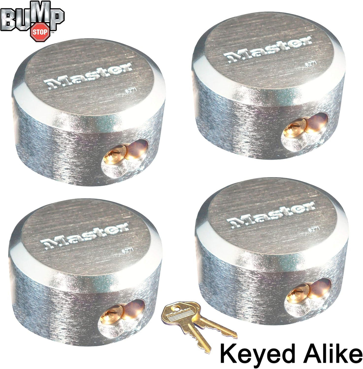 Keyed Alike Hidden Shackle Padlocks Y53258