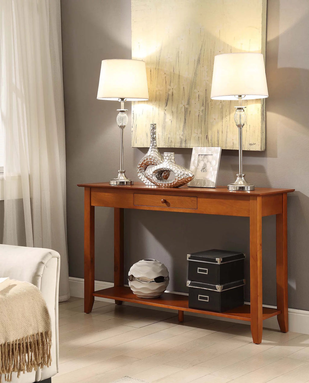 1 Drawer Console Table with Shelf P9174