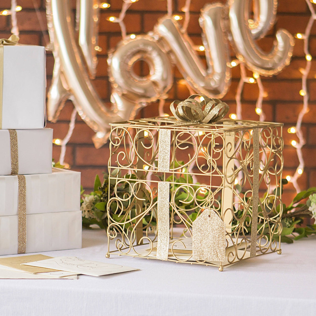 White Reception Card Holder L194790